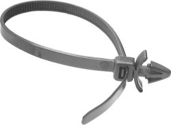PUSH MOUNT CABLE TIE FOR IMPORTS 20MM LGTH 25/BX